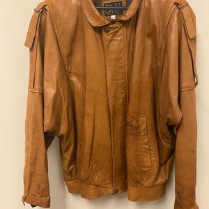 Vintage Women Leather Jacket, Oversized, size  42 🔥🔥